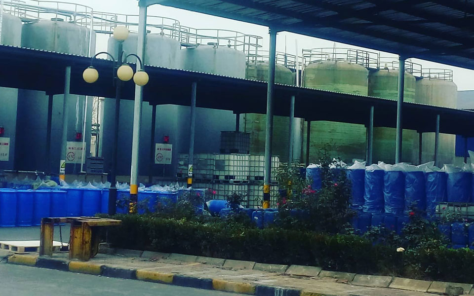 water treatment chemical factory